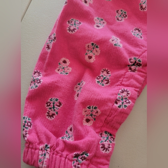 Old Navy Little Girls Pink  Floral jumper 3-6 month - Picture 2 of 8